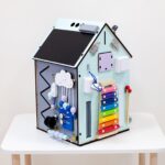 Montessori Busy House for Toddlers – Wooden Activity & Sensory Learning Toy, Educational Playhouse for Fine Motor Skills. - Image 6