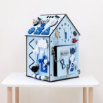 Montessori Busy House for Toddlers – Wooden Activity & Sensory Learning Toy, Educational Playhouse for Fine Motor Skills. - Image 3