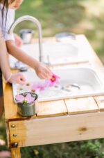 Outdoor Sensory Table and Water Table Combo with Faucet- Made In USA - Image 5