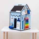 Montessori Busy House for Toddlers – Wooden Activity & Sensory Learning Toy, Educational Playhouse for Fine Motor Skills. - Image 4