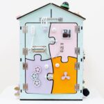 Large Montessori Busy House for Toddlers – Wooden Activity Center, Educational Sensory Toy, Fine Motor Skills Learning House. - Image 4