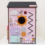 Large Montessori Busy House for Toddlers – Wooden Activity Center, Educational Sensory Toy, Fine Motor Skills Learning House. - Image 3