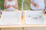 Outdoor Sensory Table and Water Table Combo with Faucet- Made In USA - Image 3