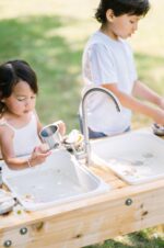 Outdoor Sensory Table and Water Table Combo with Faucet- Made In USA - Image 4