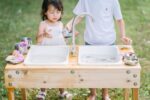 Outdoor Sensory Table and Water Table Combo with Faucet- Made In USA - Image 6