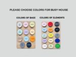 Large Montessori Busy House for Toddlers – Wooden Activity Center, Educational Sensory Toy, Fine Motor Skills Learning House. - Image 6