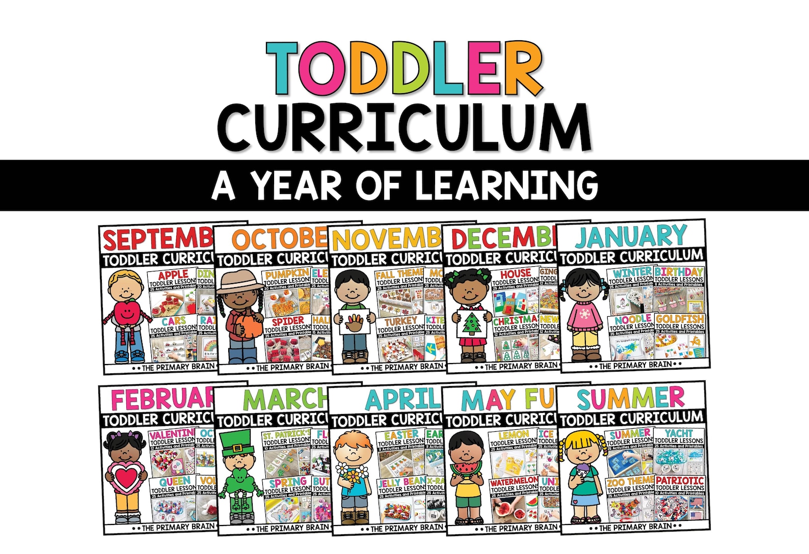 il_1588xN.7395719833_sf8w.jpg Toddler Curriculum for the Year: Homeschool Preschool Curriculum and Lesson Plans - Image 1