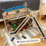 Toy Car Parking Garage, Personalized Toy Car Garage, Car Ramp Toy, Toy Organizer, Car Race Track, Birthday Gift, Montessori Toy, Kids Toy