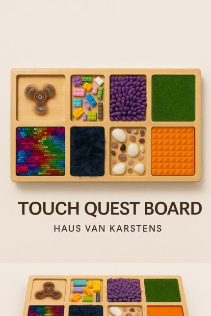 Montessori Sensory Board | Touch Quest | Handmade in Georgia