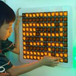 Sensory Light Switch Board - Montessori Busy Box STEM Learning Toy for Toddlers