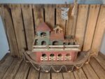 Noah’s Ark Wooden Display Set With Animals – Rustic Decorative Ark Scene - Image 6