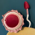 Anatomical Sperm and Egg Cell Plush Models, Biology Toy