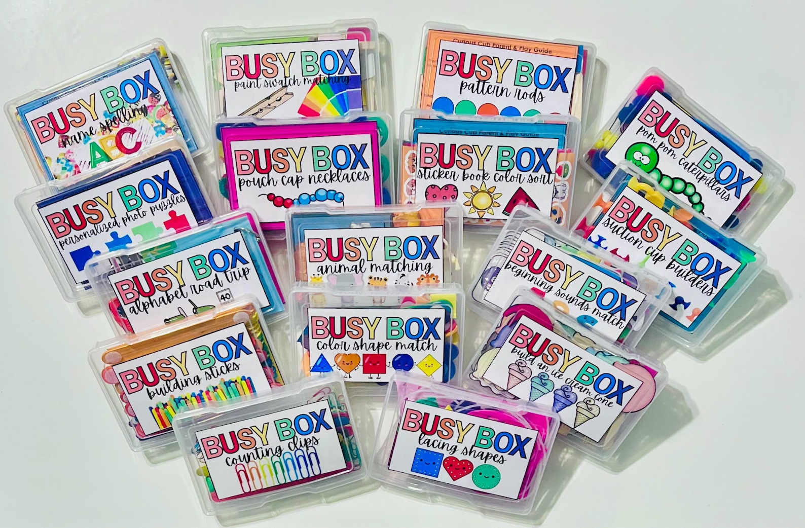 il_1588xN.7540138737_hp7g.jpg Busy Box Mega Bundle (16 Non-Seasonal Boxes + Case) | The Complete Learning Curriculum - Image 1