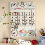 Wooden Perpetual Calendar, Montessori Kids Calendar, Homeschool Calendar, Monthly Calendar, Gift for Baby, Waldorf Calendar, Toddlers Gift