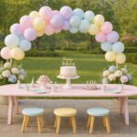 Handcrafted Wooden Oval Kids Birthday Party Table | Montessori Furniture | Event Décor Props CNC Wood Gift Ships from California