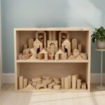 Wooden Building Blocks Set for Toddlers – 64-Piece STEM Learning Toy with Tray - Image 2