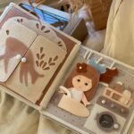 Dollhouse Quiet Book - Felt Activity Book for Kids - Preschool Learning Toys - Montessori Learning - Educational toy gift for kids