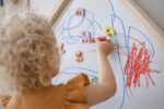 Magnetic Arch Whiteboard – Montessori Kids Wall Board, Dry Erase Playroom Board (66x116cm / 26x46") - Image 4