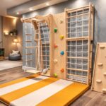 Swedish Ladder Wall Gym Set , 9-in-1 Indoor playground for Toddler - Image 3