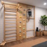Swedish Ladder Wall Gym Set , 9-in-1 Indoor playground for Toddler - Image 2