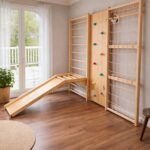 Swedish Ladder Wall Gym Set , 9-in-1 Indoor playground for Toddler - Image 4