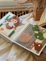 Dollhouse Quiet Book - Felt Activity Book for Kids - Preschool Learning Toys - Montessori Learning - Educational toy gift for kids - Image 3