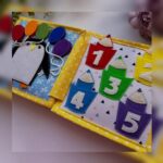 Personalized Quiet Book 6x6 inch, Montessori Toddler Activity Book, Felt Sensory Toy for 1-3 Year Old, Travel Busy Book, First Birthday Gift - Image 2
