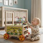 7-in-1 Wooden Montessori Activity Cube | Educational Learning Toy for Toddlers 1+
