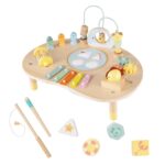 7-in-1 Wooden Activity Table: Montessori, Sensory Play, Toddler Learning Toy - Image 6
