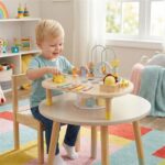 7-in-1 Wooden Activity Table: Montessori, Sensory Play, Toddler Learning Toy - Image 5