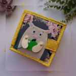 Personalized Quiet Book 6x6 inch, Montessori Toddler Activity Book, Felt Sensory Toy for 1-3 Year Old, Travel Busy Book, First Birthday Gift