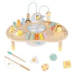 7-in-1 Wooden Activity Table: Montessori, Sensory Play, Toddler Learning Toy - Image 4