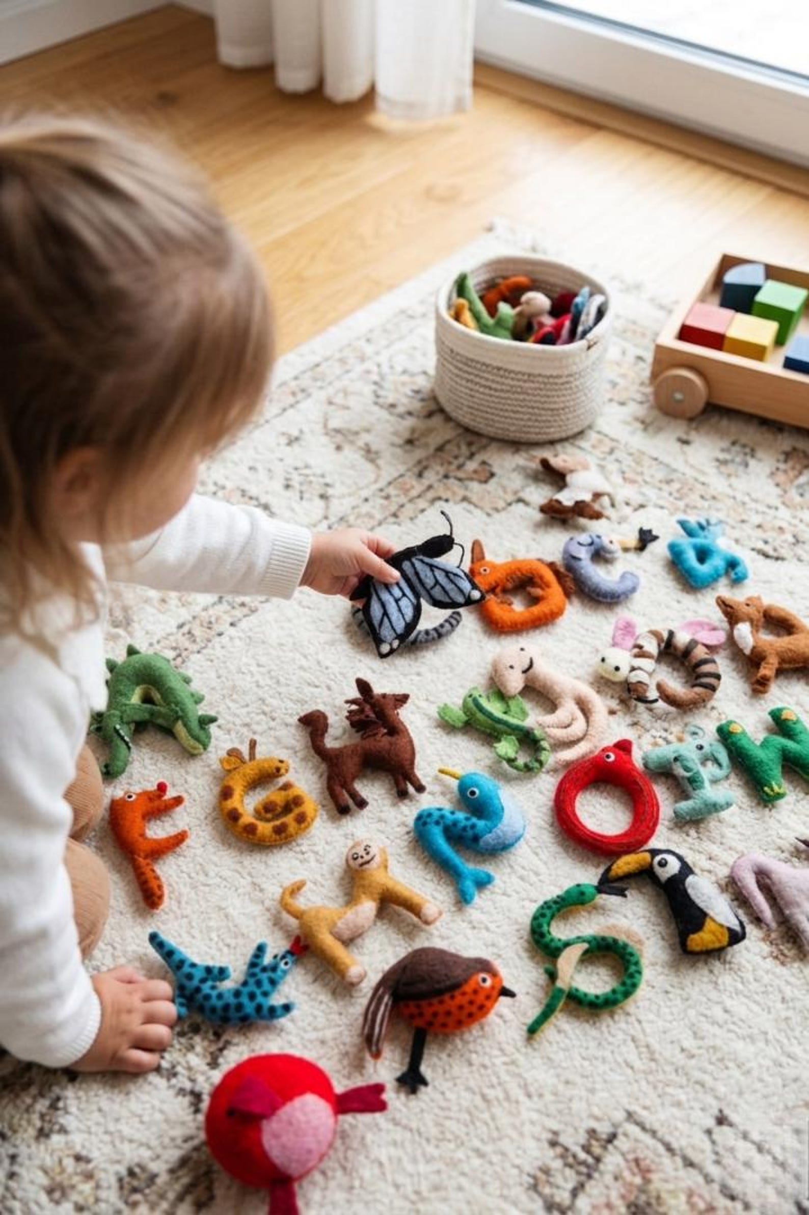 il_1588xN.7892245239_j1fx.jpg Montessori Felt Alphabet Animals – ABC Learning Toy Set for Toddlers - Image 1