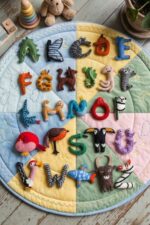 Montessori Felt Alphabet Animals – ABC Learning Toy Set for Toddlers - Image 2