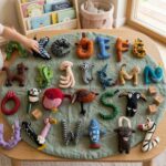 Montessori Felt Alphabet Animals – ABC Learning Toy Set for Toddlers - Image 3