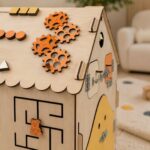 1st Birthday Gift for 1 Year Old, Montessori Busy Board House, Toddler Gift, Educational Wooden Baby Toy, Baby Shower Gift - Image 6