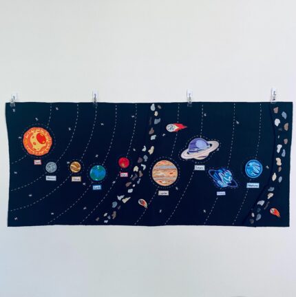 Solar System Felt Play Mat - Educational Teaching Device - Educational Toys STEM