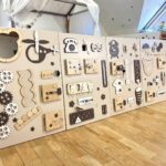Montessori Busy Board and Sensory Wall Panel for Playrooms