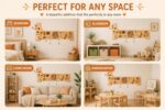 Fox Sensory Board Orange Wooden Montessori Activity Toy Kids - Image 4