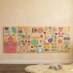 Big Montessori Busy Board, Large 18in1 Wall Activity Set, Sensory Boards For Toddler, Montessori Learning Toy For 1 Year Old,Baby Play Board - Image 4