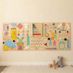 Large Montessori Busy Board Set 50x75 Big 18in1 Toddler Wall Activity Panels Sensory Board For Toddler Baby Toy For 1 Year Old Learning Play - Image 4