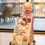 Push Walker Toys for Babies Learning to Walk & Sit-to-Stand | Baby Walker | Wooden Toys for Kids | Toddler Walker | Baby Carriage