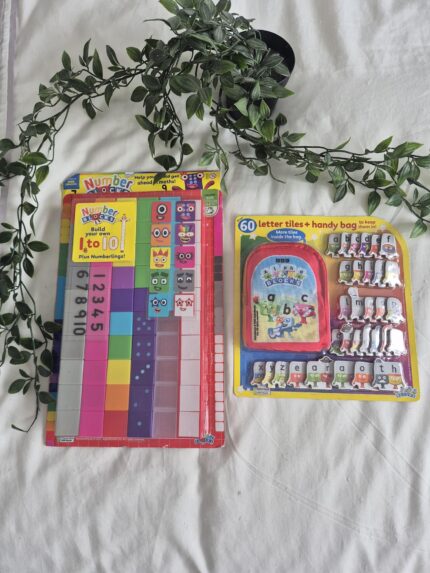 Alphablocks and Numberblocks 1-10 Special needs Gift Set Autistic ADHD SEN Limited Edition special needs letter tiles
