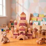 Montessori Wooden Building Blocks Set for Kids, Alphabet & Math Learning Toy, Natural Stacking Educational Gift for Toddlers Preschool - Image 5