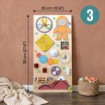 Big Montessori Busy Board 50x75 Large 18in1 Wall Activity Set for Toddlers Ideal for Classroom Use Church Playrooms Daycare Centers and Home - Image 6
