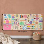 Big Montessori Busy Board, Large 18in1 Wall Activity Set, Sensory Boards For Toddler, Montessori Learning Toy For 1 Year Old,Baby Play Board - Image 3